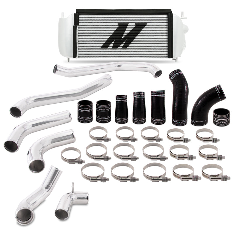 Mishimoto 2017+ Ford F150 3.5L EcoBoost Performance Intercooler Kit - Silver Cooler Polished Pipes - #MMINT-F35T-17KPSL