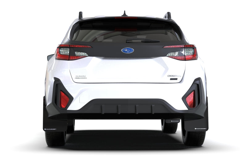 Rally Armor UR Mud Flaps - 2024-2026 Subaru Crosstrek - Red/White Logo - #MF106-UR-RD-WH