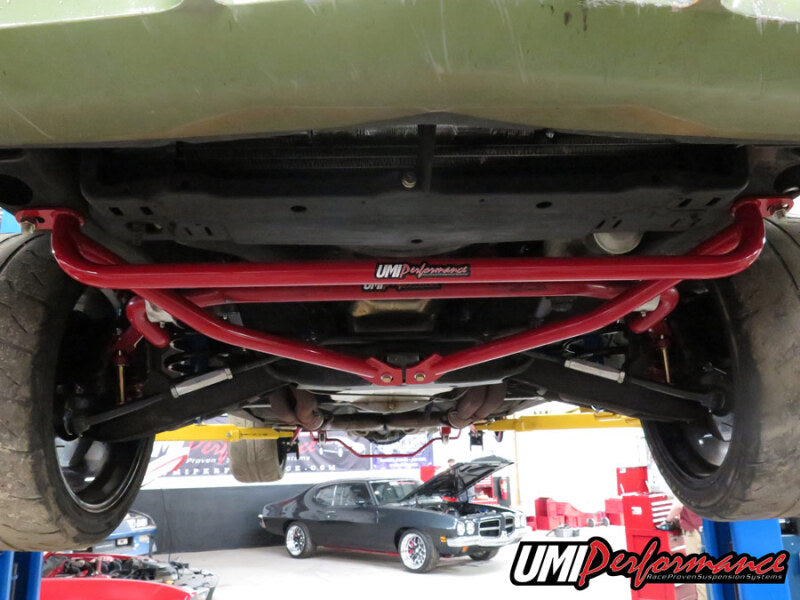 UMI Performance 3053-R Front Reinforcement Brace Bolt-In Red