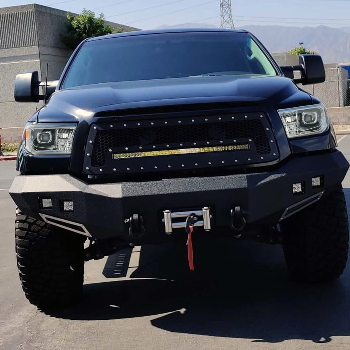 AlphaRex 880827 07-13 Toyota Tundra / 08-17 Sequoia PRO-Series Projector Headlights Chrome with Sequential Signal + DR