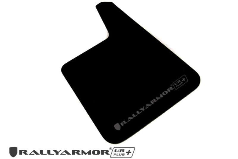 Rally Armor UR Mud Flaps - Universal - Black/Red Logo - #MF20-URP-BLK/RD