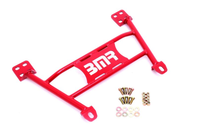 BMR 2005-2014 S197 Mustang Radiator Support Chassis Brace - Red