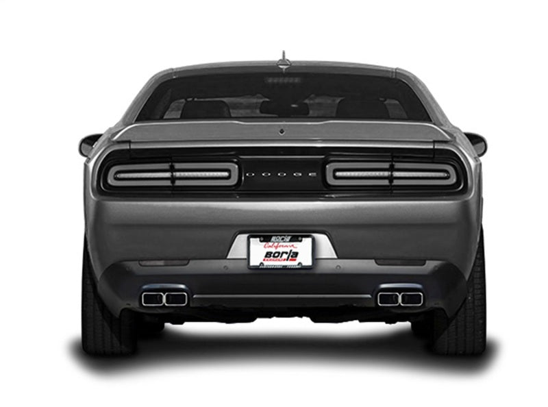 Borla 140628 15-16 Dodge Challenger R/T 5.7L Dual Rectangle Angle Cut Dual Split Rear Exit ATAK Exhaust - #140628