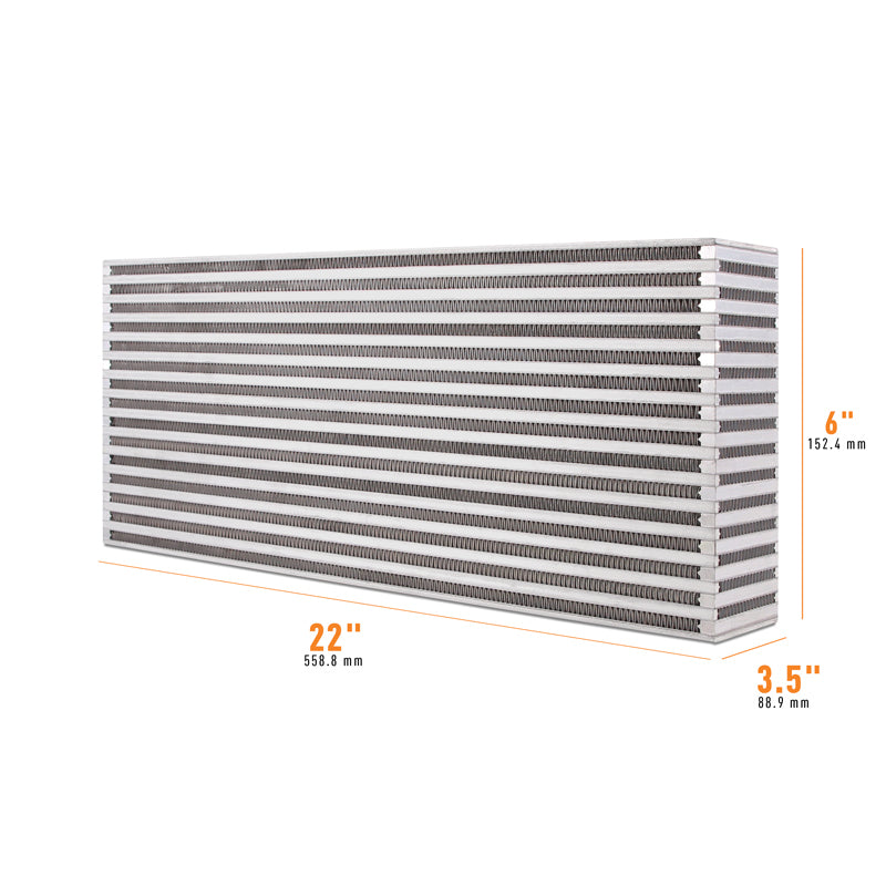 Mishimoto Universal Air-to-Air Intercooler Core - 22in / 6in / 3.5in - #MMUIC-09