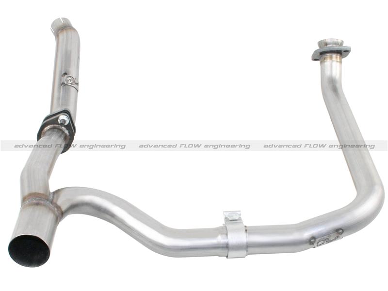 aFe Scorpion Exhaust System Axle Back Aluminized Hi-Tuck 07-17 Jeep Wrangler JK V6 3.6/3.8L - #49-08046