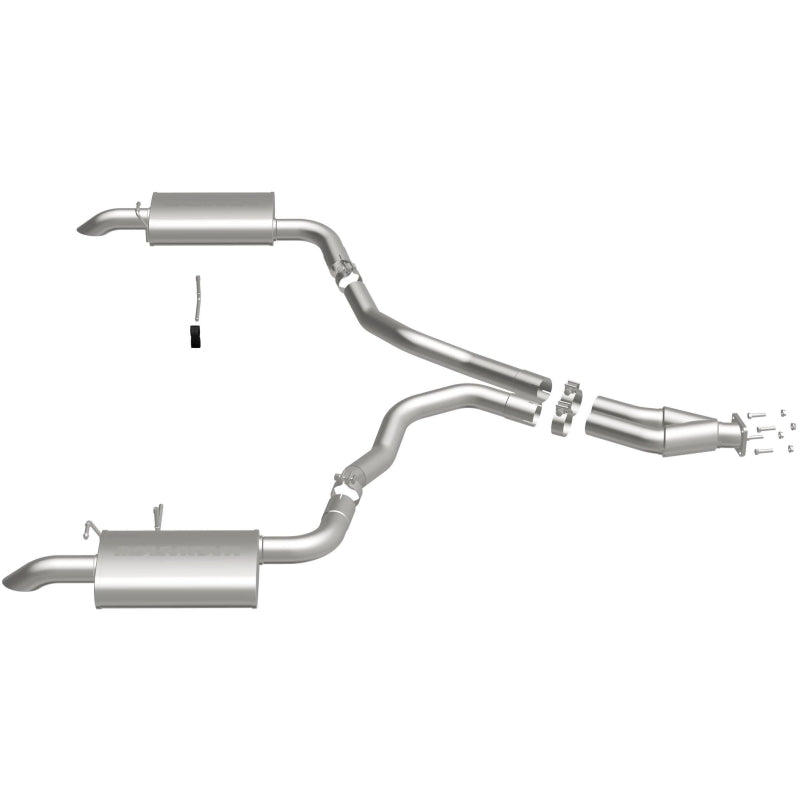 MagnaFlow 16710 75-79 Chevy Corvette V8 5.7L Dual Split Rear Exit Stainless Cat-Back Perf Exhaust - #16710