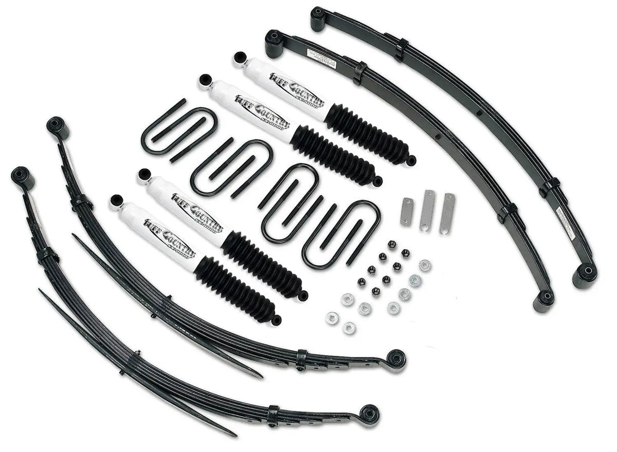 Tuff Country 13721KN 3in Lift Kit (52in Rear Springs) SX8000 for 1973-1987 GM Suburban 3/4 Ton 4WD