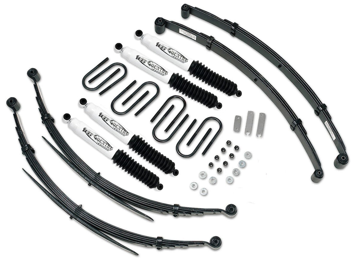Tuff Country 13723KN 3in Lift Kit HD (52in Rear Springs) SX8000 for 1973-1987 Suburban 3/4 Ton 4WD