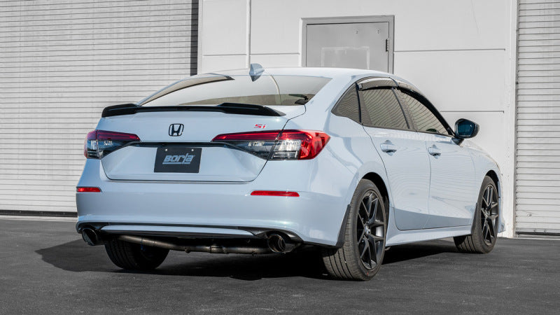 Borla 140922BC 2023 Integra/22-23 Civic Si 1.5L 4 CYL. MT FWD 4DR 2.50in S-Type Catback Exhaust Black Chrome - #140922BC