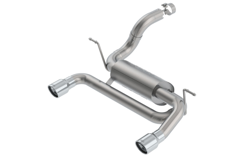 Borla 11964 18-19 Jeep Wrangler JL/JLU 2.0L 4Cyl 2DR/4DR Axle Back Exhaust ATAK w/ 3.5in Tips - #11964