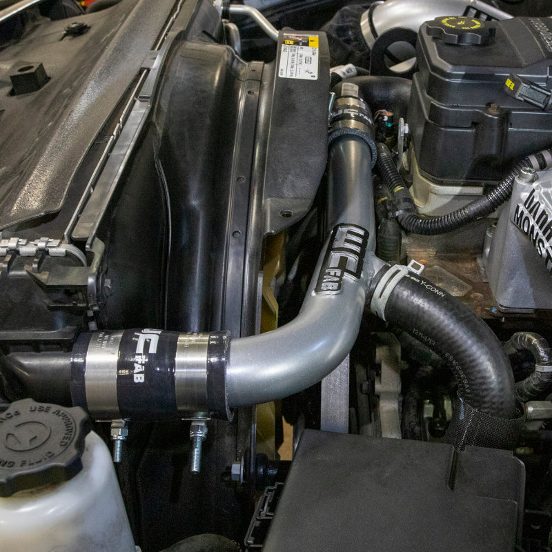 Wehrli Custom Fabrication WCF100867-BR Upper Coolant Pipe with Dual Radiator Bengal Red for 2013-2015 Ram 2500 / 3500 6.7L Cummins