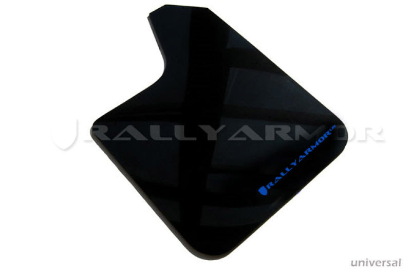 Rally Armor UR Mud Flaps - Universal - Black/Red Logo - #MF12-UR-BLK/RD