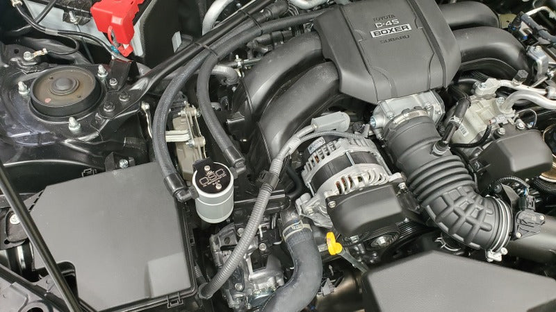 J&L 22-26 Subaru BRZ/GR86 2.4L Passenger Side Oil Separator 3.0 - Clear Anodized - #3117P-C
