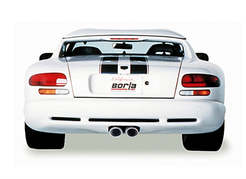 Borla 14663 96-02 Viper GTS/R/T-10 Coupe/Convertible 2dr w/ 2.5in Inlets SS Catback Exhaust System - #14663