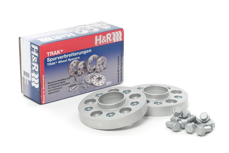 H&R TRAK+ DR Wheel Spacers 12mm Black (Pair) - 5x112 / 57.1mm Bore - 2455571SW