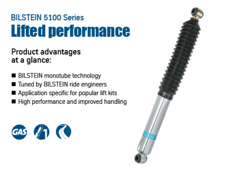 Bilstein 5100 Series 2017-2024 Nissan Titan Front 46mm Monotube Shock Absorber