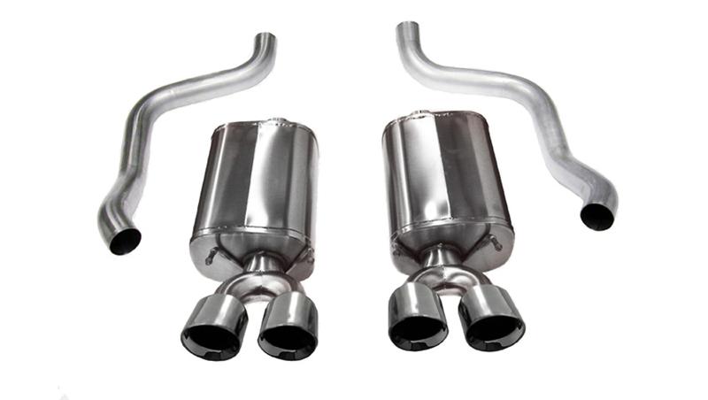 Corsa 1997-2004 Chevrolet Corvette C5 Z06 5.7L V8 Polished Xtreme Axle-Back Exhaust - 3.5 in Twin Tips