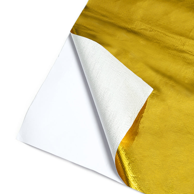 Mishimoto Gold Reflective Barrier w/ Adhesive Backing 24 inches x 24 inches - #MMHP-GRB-2424