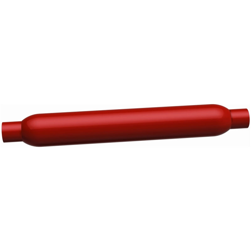 MagnaFlow 13134 Muffler Red Pack Series Glasspack 3.5in Rd 22in Body Length 2in/2in Inlet/Outlet - #13134