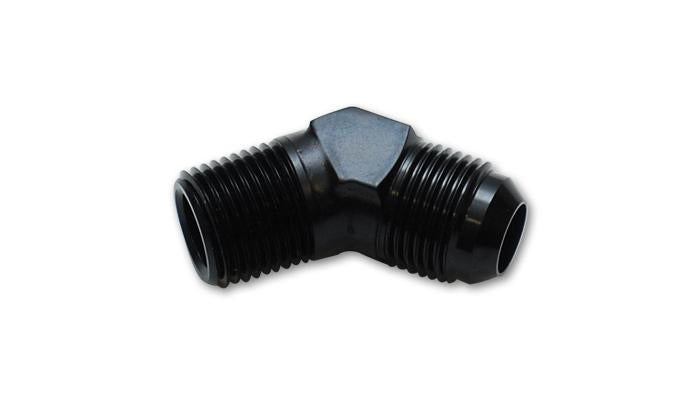 Vibrant -4AN to 1/8in NPT Straight Adapter Fitting - Steel