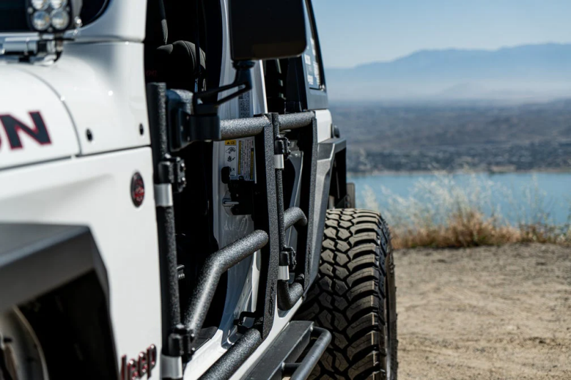 Body Armor 4x4 (JL-6154) for 2018+ Jeep Wrangler JL Gladiator JT Tube Doors Front Pair - #JL-6154