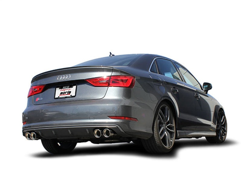 Borla 140631 13-15 Audi S3 S-Type Dual Round Rolled Catback Exhaust - #140631