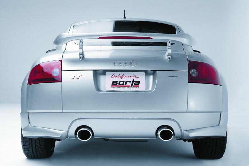 Borla 14957 01-06 Audi TT Quattro 1.8T 225HP MT AWD 2dr Single Split Rear Exit SS Catback Exhaust - #14957