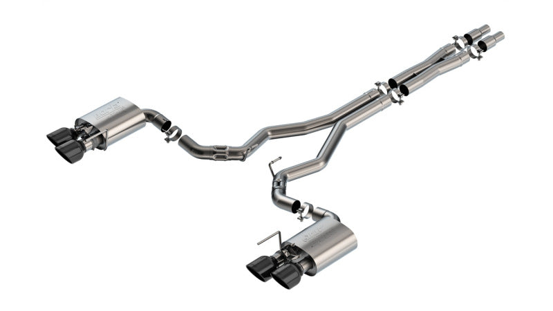 Borla 140965BC 2024 Ford Mustang Dark Horse 5.0L V8 w/Active Exhaust ATAK Cat-Back Exhaust System - BC Tips - #140965BC