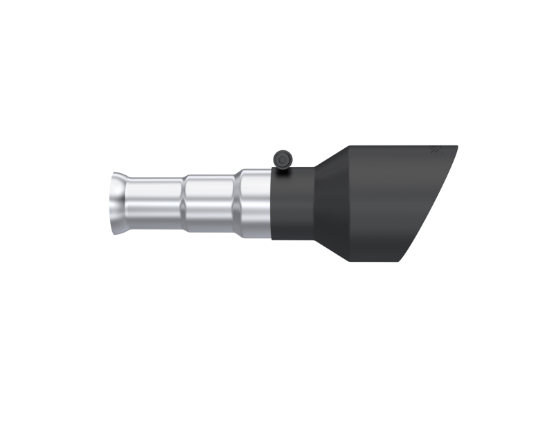 MBRP T5200BLK 5in OD Dual Wall Angle Cut T304 BLK CB Exhaust Tips - Pair