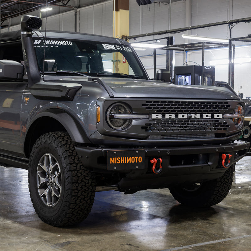 Mishimoto 2021+ Ford Bronco Modular Bumper License Plate Relocation - #MMLP-BR-21M