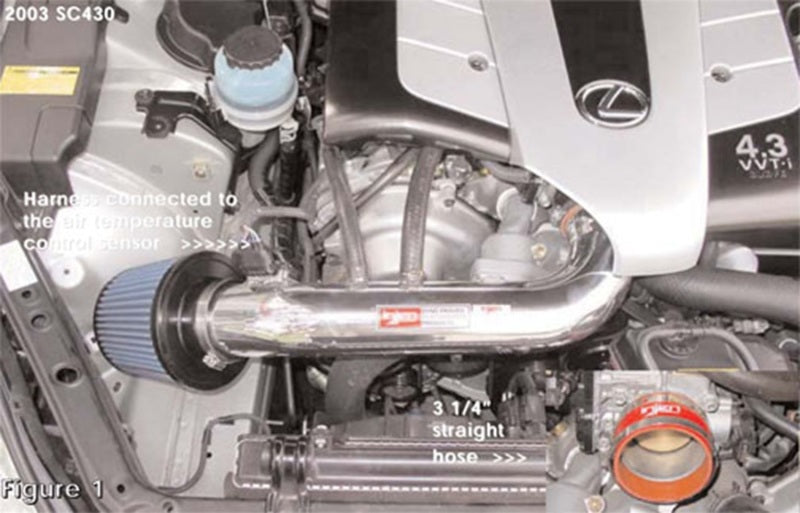 Injen 01-03 Lexus GS430/LS430/SC430 V8 4.3L Black IS Short Ram Cold Air Intake - #IS2095BLK