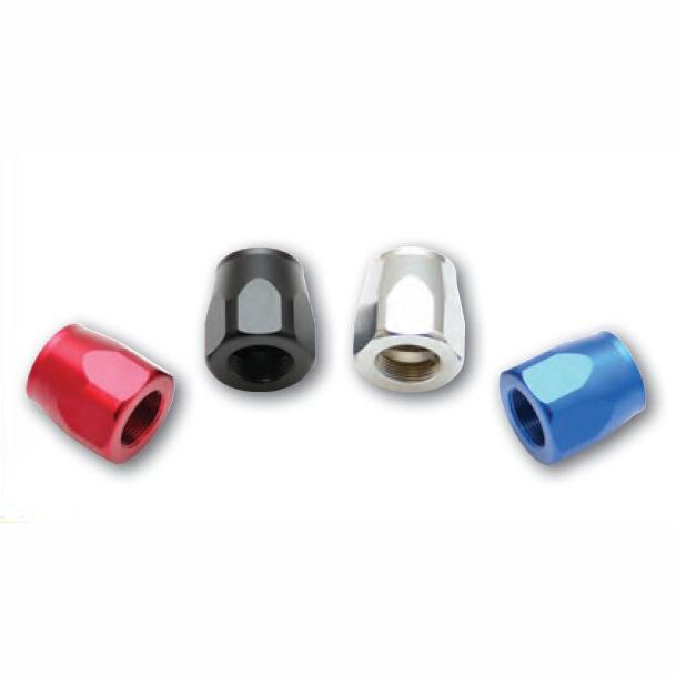 Vibrant -12AN Hose End Socket - Black
