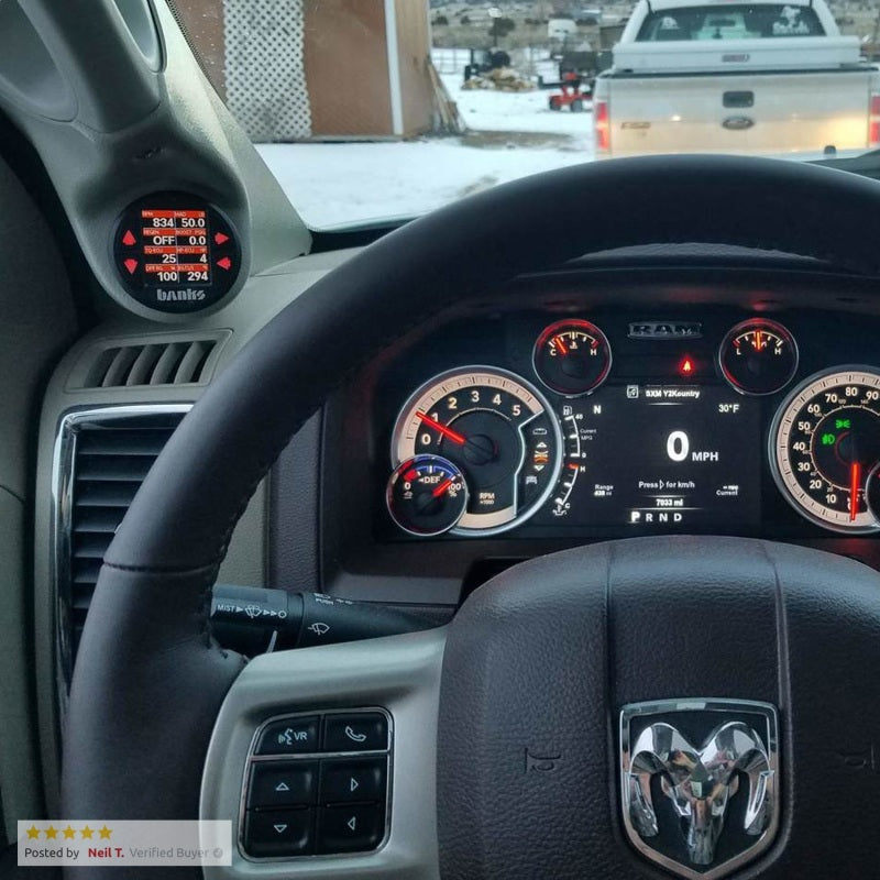 Banks Power Derringer® (Gen 2) with iDash® 1.8 DataMonster®, 2014-18 Ram 1500 3.0L/Grand Cherokee EcoDiesel