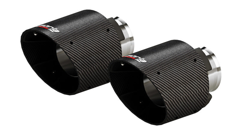 Borla 60729CFBA 15-24 Dodge Charger V8 / 2023 Chrysler 300C T-304 SS Tips 5in Outlet - Carbon / Black Anodized - #60729CFBA