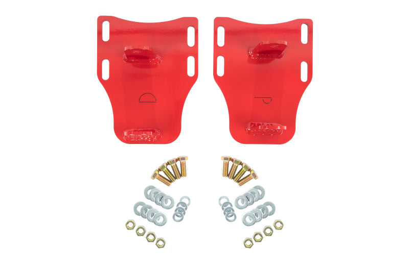 UMI Performance 2409-R LSX Motor Mounts Only for use with UMI K-members Red