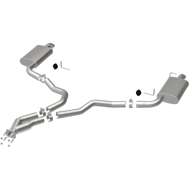 MagnaFlow 16710 75-79 Chevy Corvette V8 5.7L Dual Split Rear Exit Stainless Cat-Back Perf Exhaust - #16710