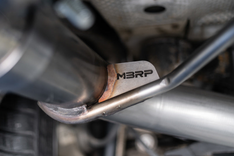 MBRP S56023CF Axle-Back Exhaust System - 2014-2025 Porsche Macan Turbo / S / GTS (Race) | T304 Stainless