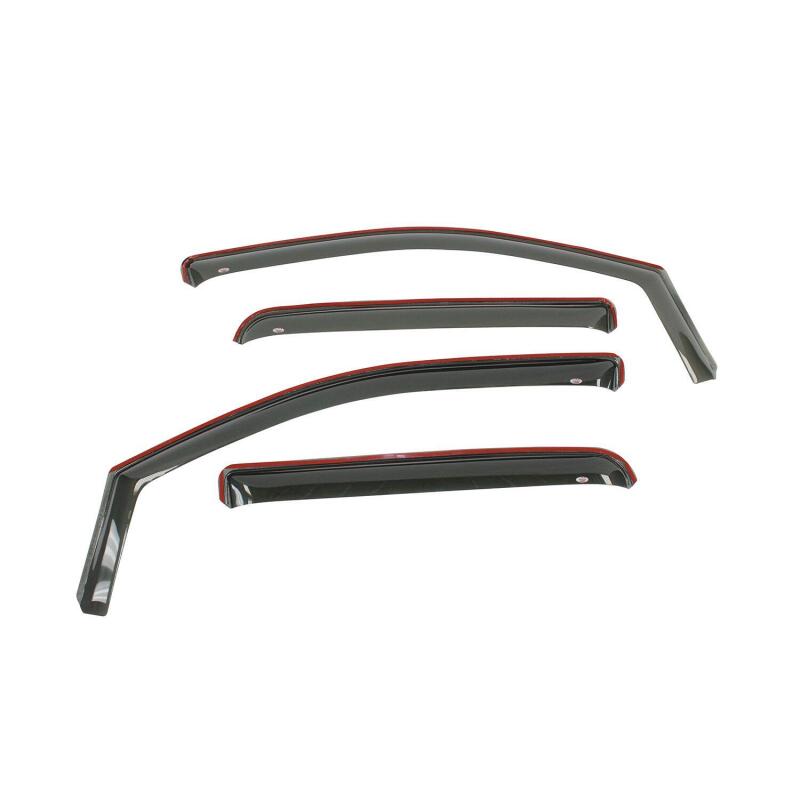 Westin 72-88415 In-Channel Wind Deflector 4pc for 2007-2021 Toyota Tundra CrewMax Smoke
