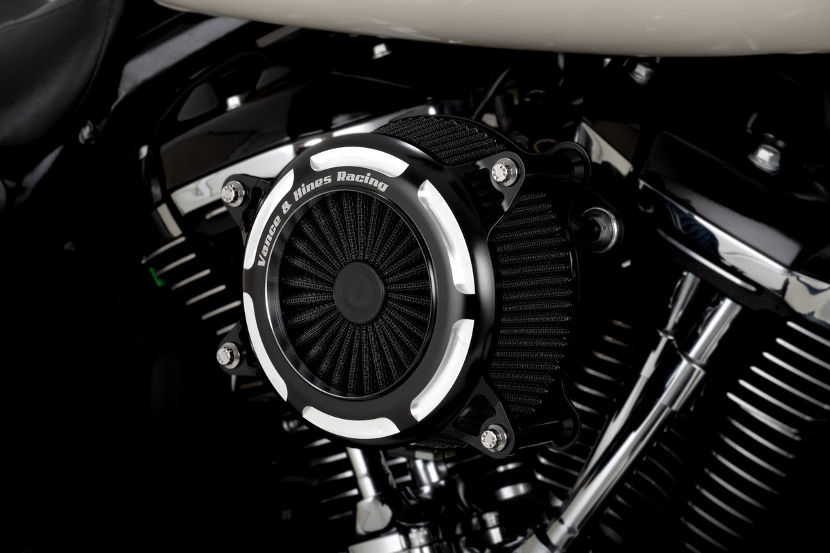Vance & Hines 41119 Onyx Intake Black Contrast for 2017-2025 Harley-Davidson Touring/Trike/Softail