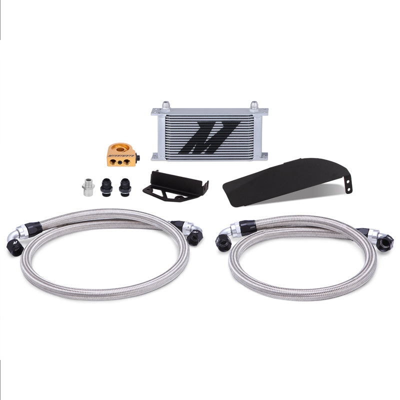 Mishimoto 2017+ Honda Civic Type R Direct Fit Oil Cooler Kit - Silver - #MMOC-CTR-17TSL