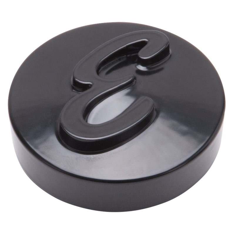 Edelbrock 4270 E Logo Black Anodized Nut for Pro-Flo Universal 14 in Round Air Cleaners