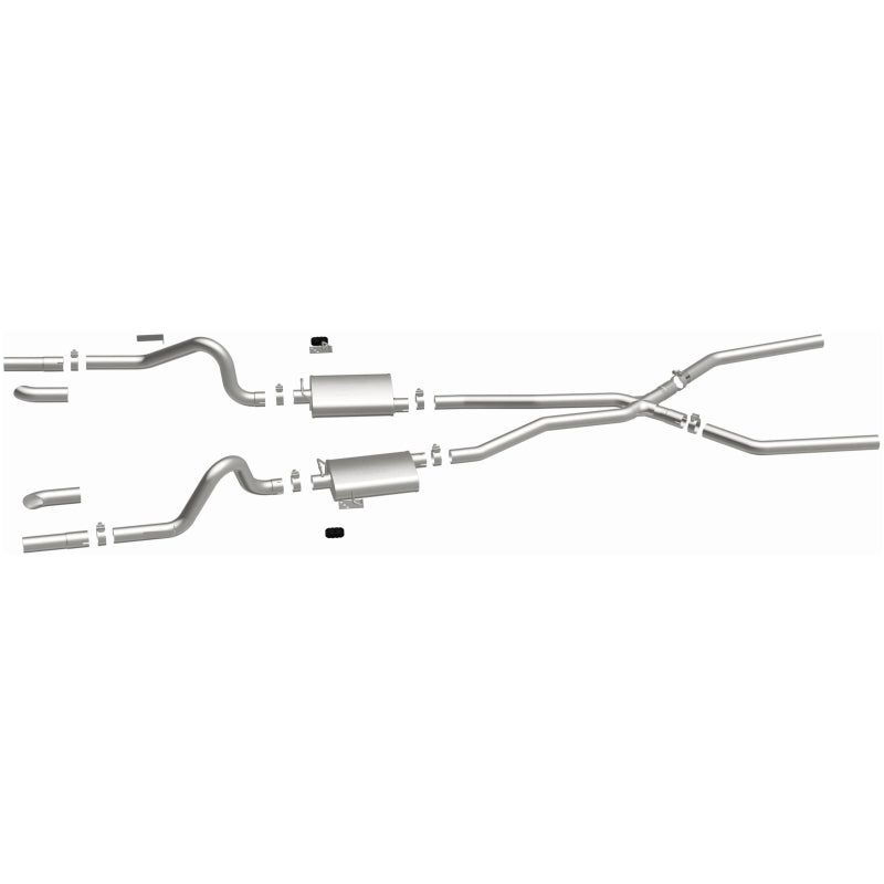 MagnaFlow 15816 SYS Cat-Back 67-70 Mustang 2.50inch w/Tru-X - #15816