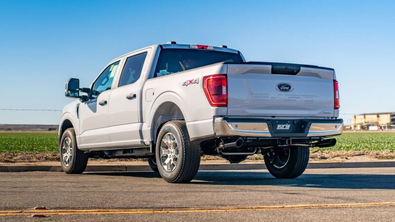 Borla 140865BC F-150 2021 5.0L 4dr CC SB EC STB Lariat/KR/Pltm/LTD 3/2.25 SRE Cat-Back Touring Black CHR Tips - #140865BC