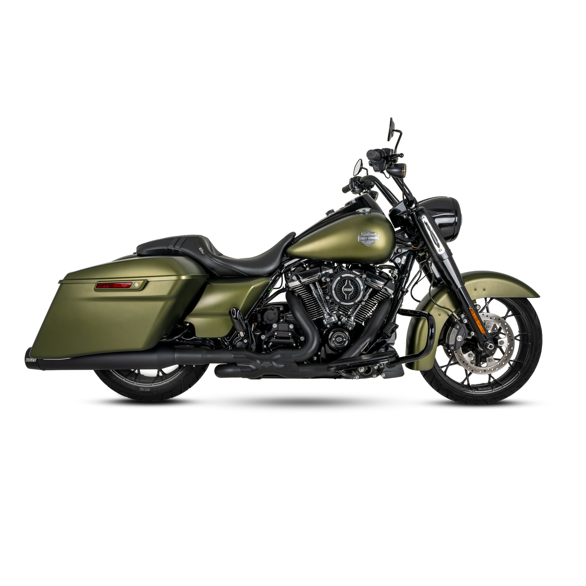 Vance & Hines 46792 Blackbird 450 Slip-Ons Black Contrast for 2017-2026 Harley-Davidson Touring