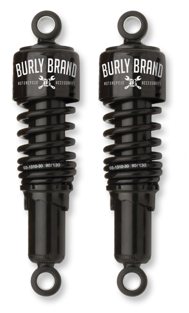 Burly Brand B28-1208B Slammer Shocks 10.5 in Black for 2021-2026 Honda Rebel 1100