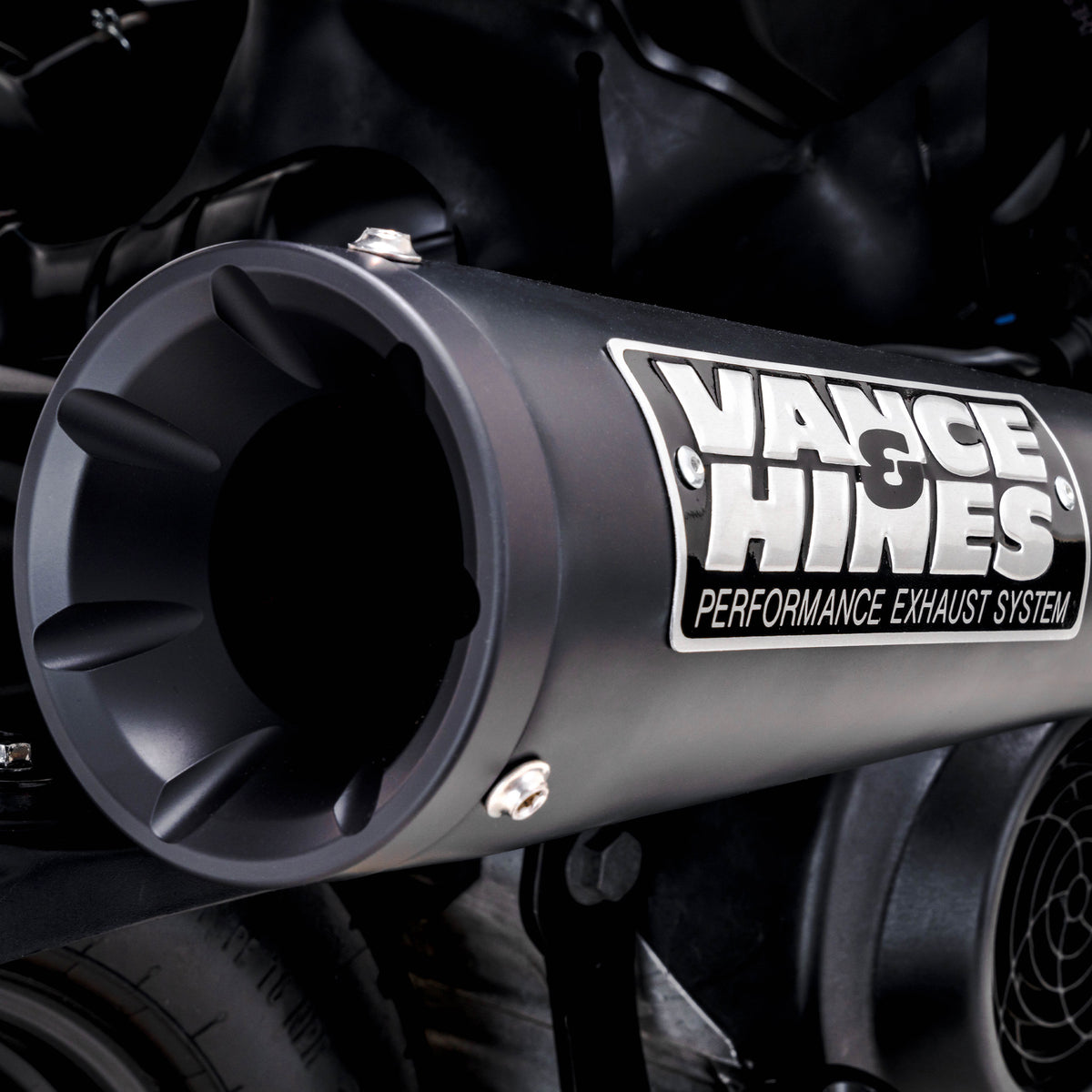 Vance & Hines 48241 Upsweep Slip-On Black for 2022-2024 Honda NAVi