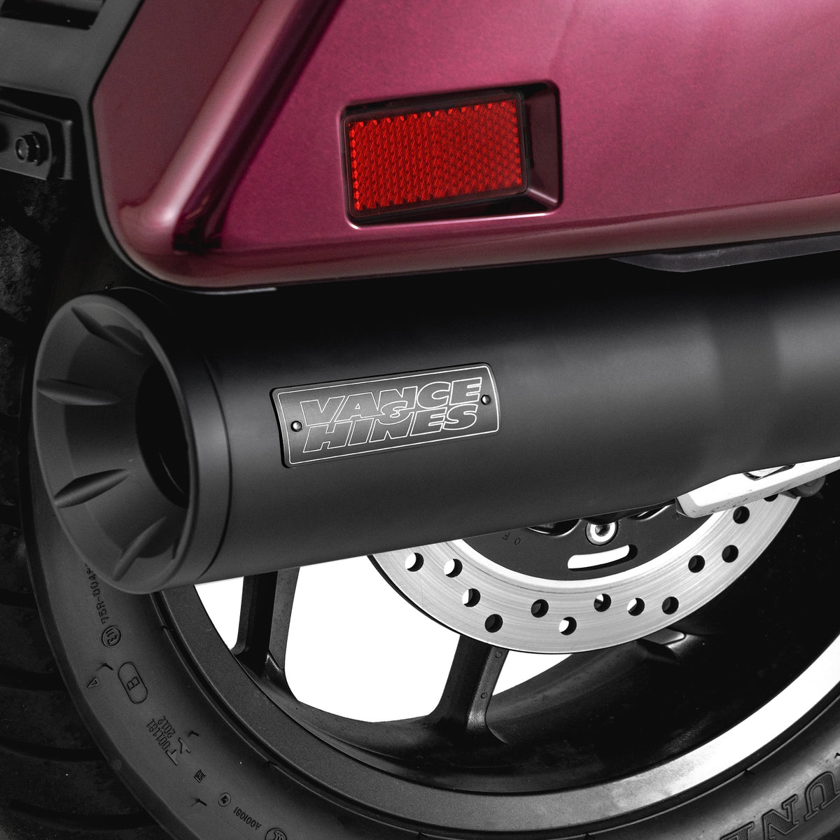 Vance & Hines 48427 Hi-Output Slip-On Black for 2023-2024 Honda Rebel 1100T