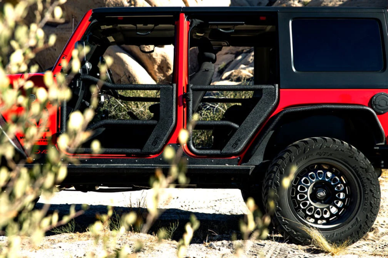 Body Armor 4x4 (JK-6155) 2007-2018 Wrangler Jk Tube Doors Rear, Pair - #JK-6155