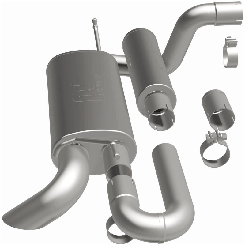 MagnaFlow 19620 18-23 Jeep Wrangler JL 2.0L/3.6L Overland Series Axle-Back Exhaust - #19620
