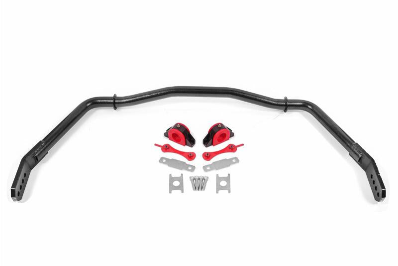 BMR 2005-2014 Ford Mustang Front Hollow 38mm Sway Bar Kit with Bushings - Hammertone Black